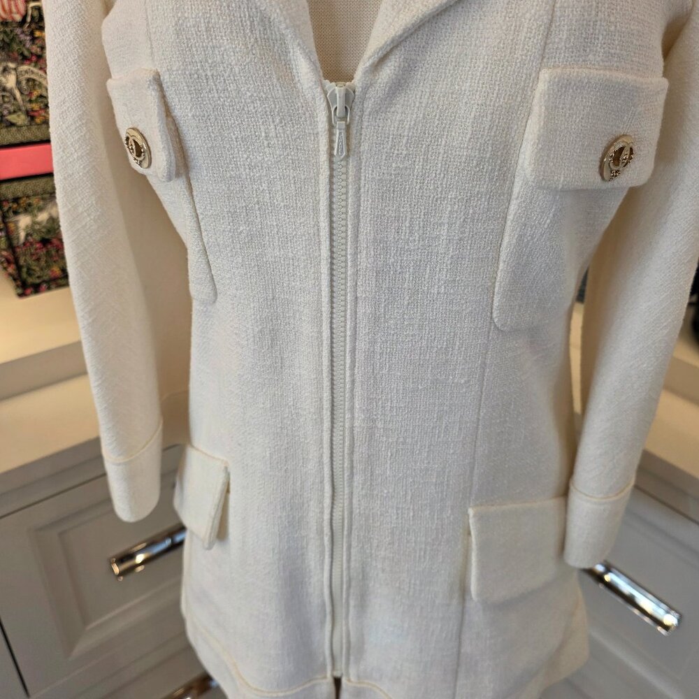 Chanel womens Jacket white size 42 new $7900